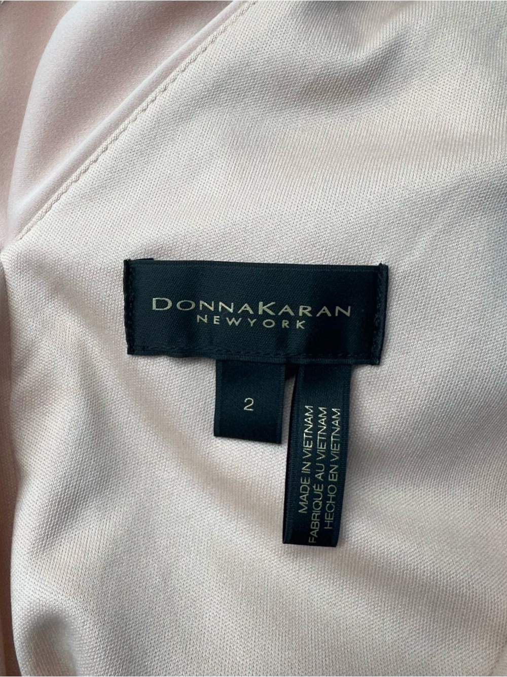 Donna Karan Ruffled-Back Satin Gown, Size 2 - Picture 7 of 8